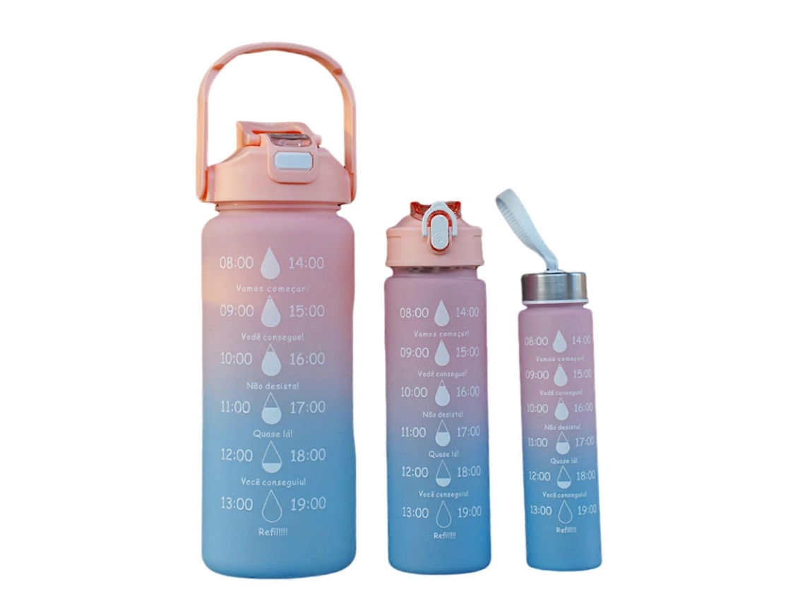 3 botellas de agua deportivas a prueba de fugas Rosewell