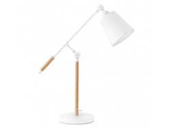 DUDECOR Lámpara De Mesa Lizar Blanco