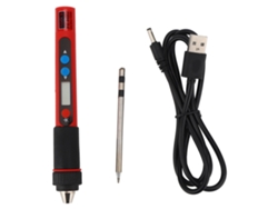 Soldador Usb Con Termostato Digital Herramienta Sin Cable De Mano Ajuste De Temperatura
