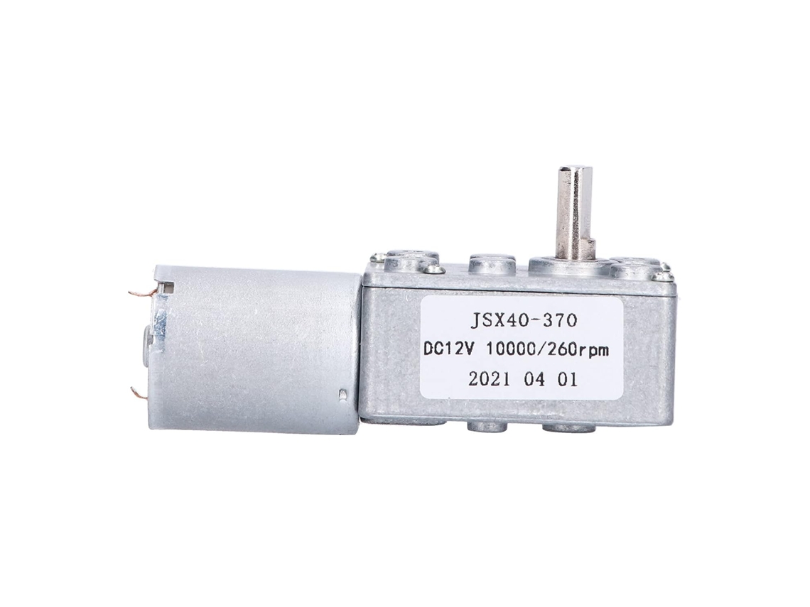 Motorreductor De Tornillo Sin Fin, Caja De Engranajes Autoblocante Para Abreventanas, 260 Rpm, 12 V Cc
