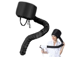 Touca Secadora De Cabelo - Secagem Rápida - Touca Aquecida Para Secador De Cabelo Preta Banmo