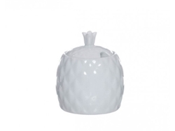 Açucareiro em porcelana ananás