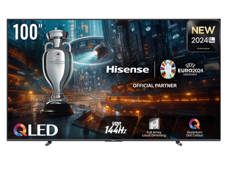 TV HISENSE 100E7NQ-PRO (QLED - 100'' - 254 cm - 4K Ultra HD - Smart TV)