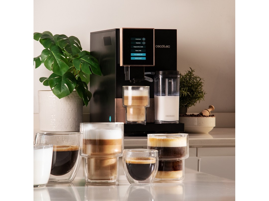 Cafetera semiautomáticas Cremmaet Compactccino Black Rose CECOTEC