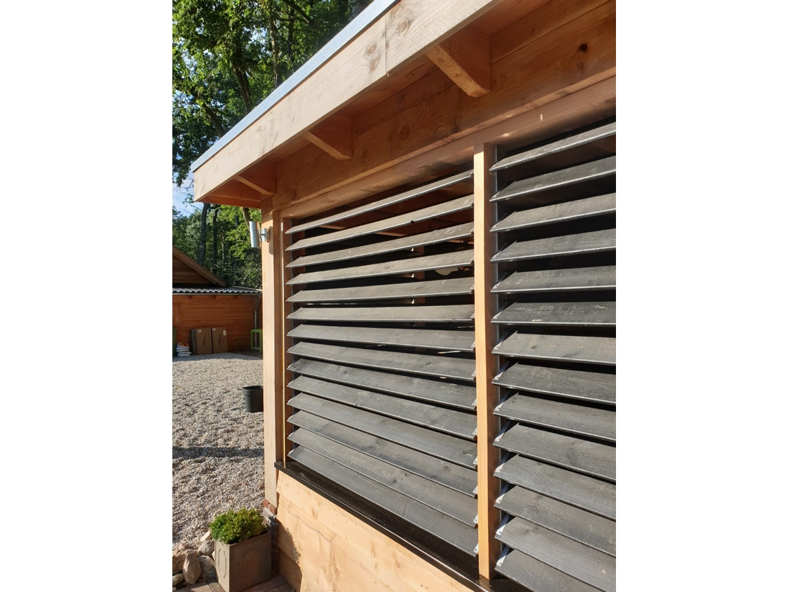 Flex Fence Estores Exteriores en Acero Inoxidable 165 Cm WOVAR