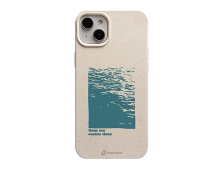 Funda Móvil Oficial Compostable Base para iPhone 14 PHONECASES3D Blanco