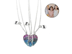 2026-1 Set/3 Piezas Collar Y Pulsera De Joyería Gruesa Para Niñas Y Pequeños Niños