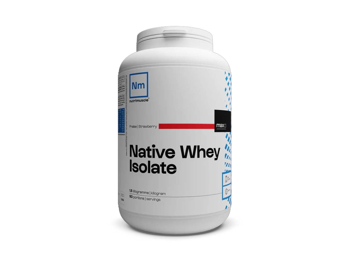 Aislado de suero nativo Nutrimuscle bajo en lactosa (1,5 kg)