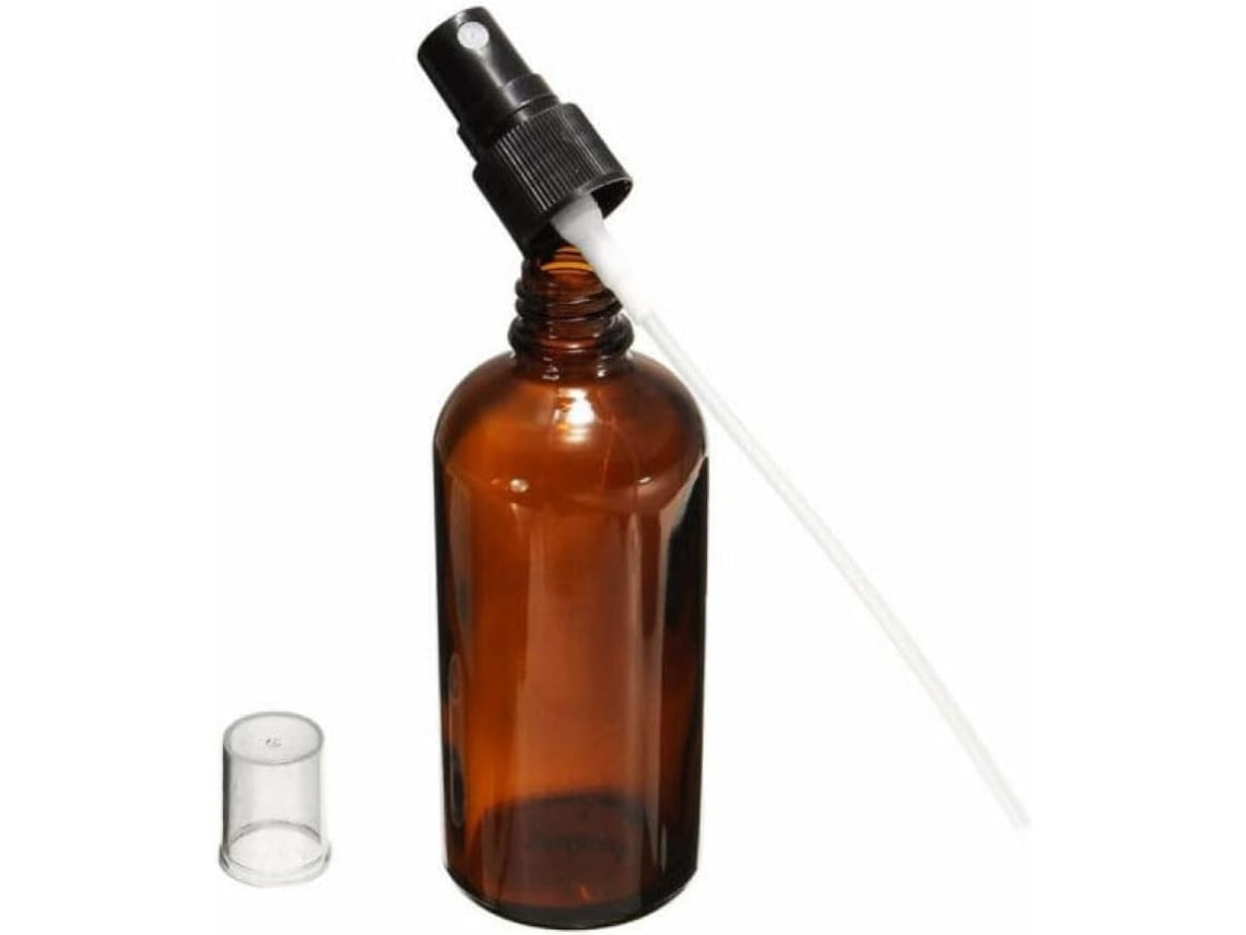 Conjunto De 5 Frascos De Spray De Viagem Vazios, Marrons E Recarregáveis