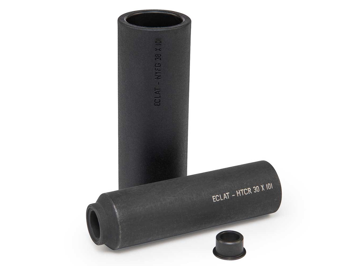 Peg Bmx com Adaptador Venom 14 Mm 4´´ Cr-Mo/Plastic 10 Mm Pretoéclat