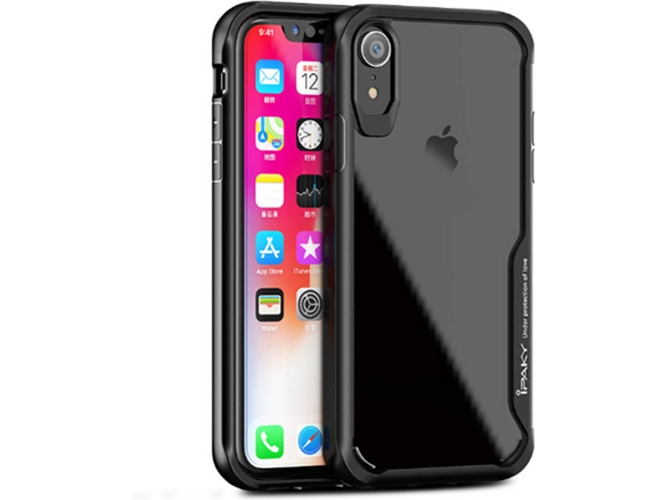 Funda iPhone XR WJS Protection Armor Negro