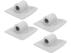 Juego de 4 soportes de montaje para motor de kayak y bote inflable, 2 cm, aluminio.
