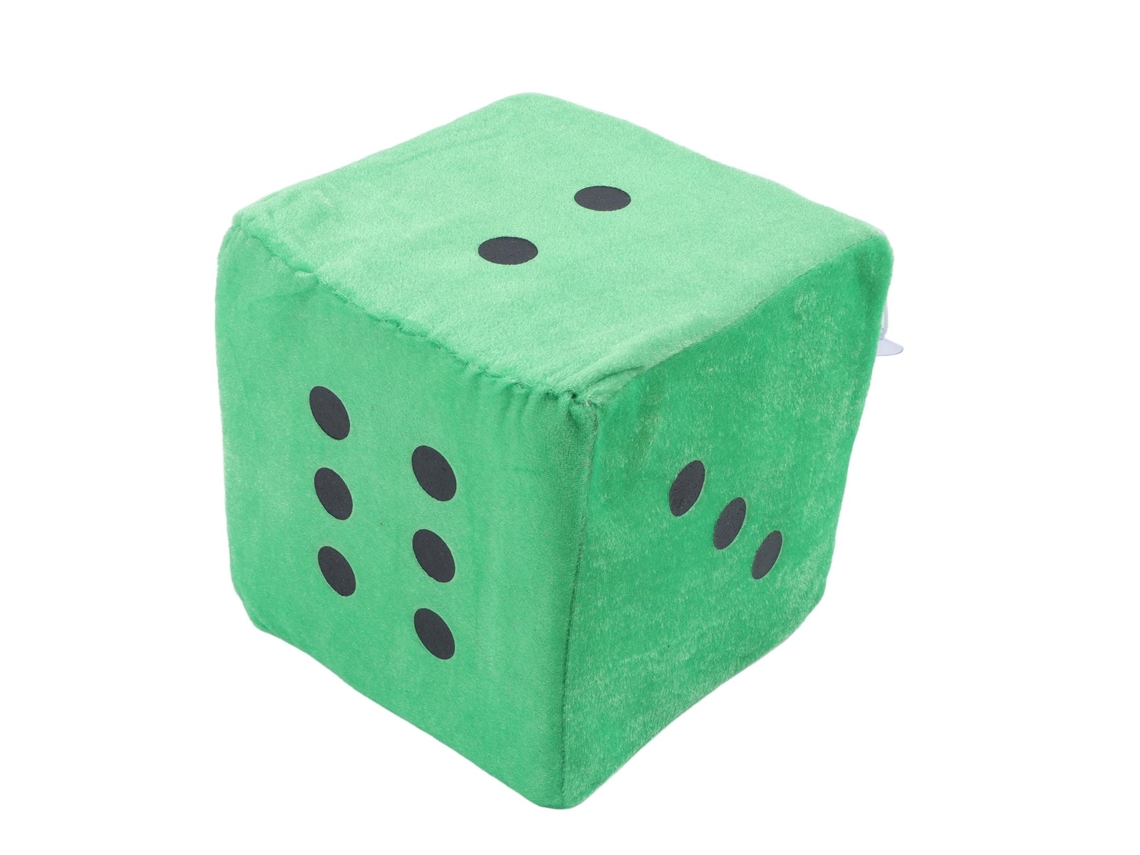 Dado De Pelúcia Cubo Macio 20cm Para Decoração De Sofá E Presente Natal Halloween