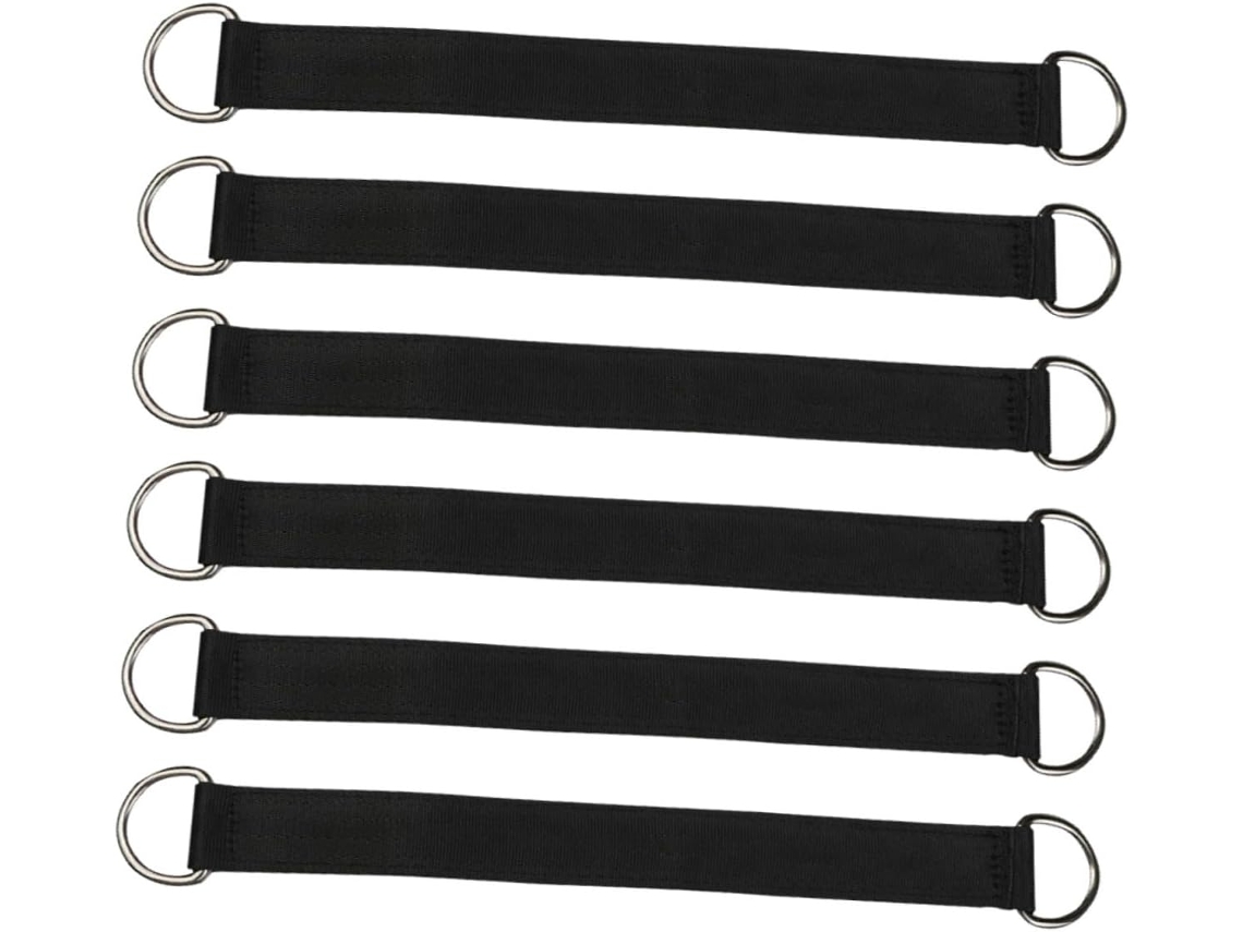 Correas De Suspensión Inoomp De 6 Piezas,s, Fabricadas En Acero Inoxidable Y Poliéster Para Acampar Al Aire Libre.