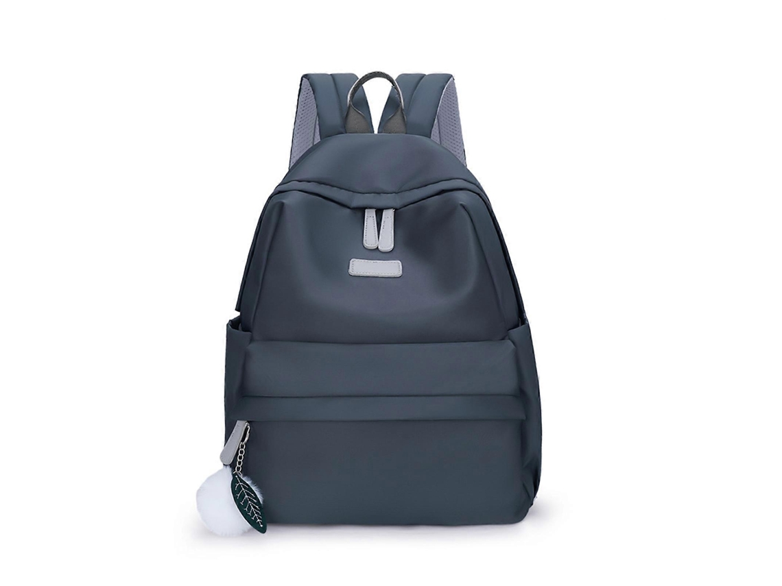 Mochila escolar 2024, bandolera con doble asa, gran capacidad, ideal para estudiantes, versátil y perfecta para viajes, color gris Giecy