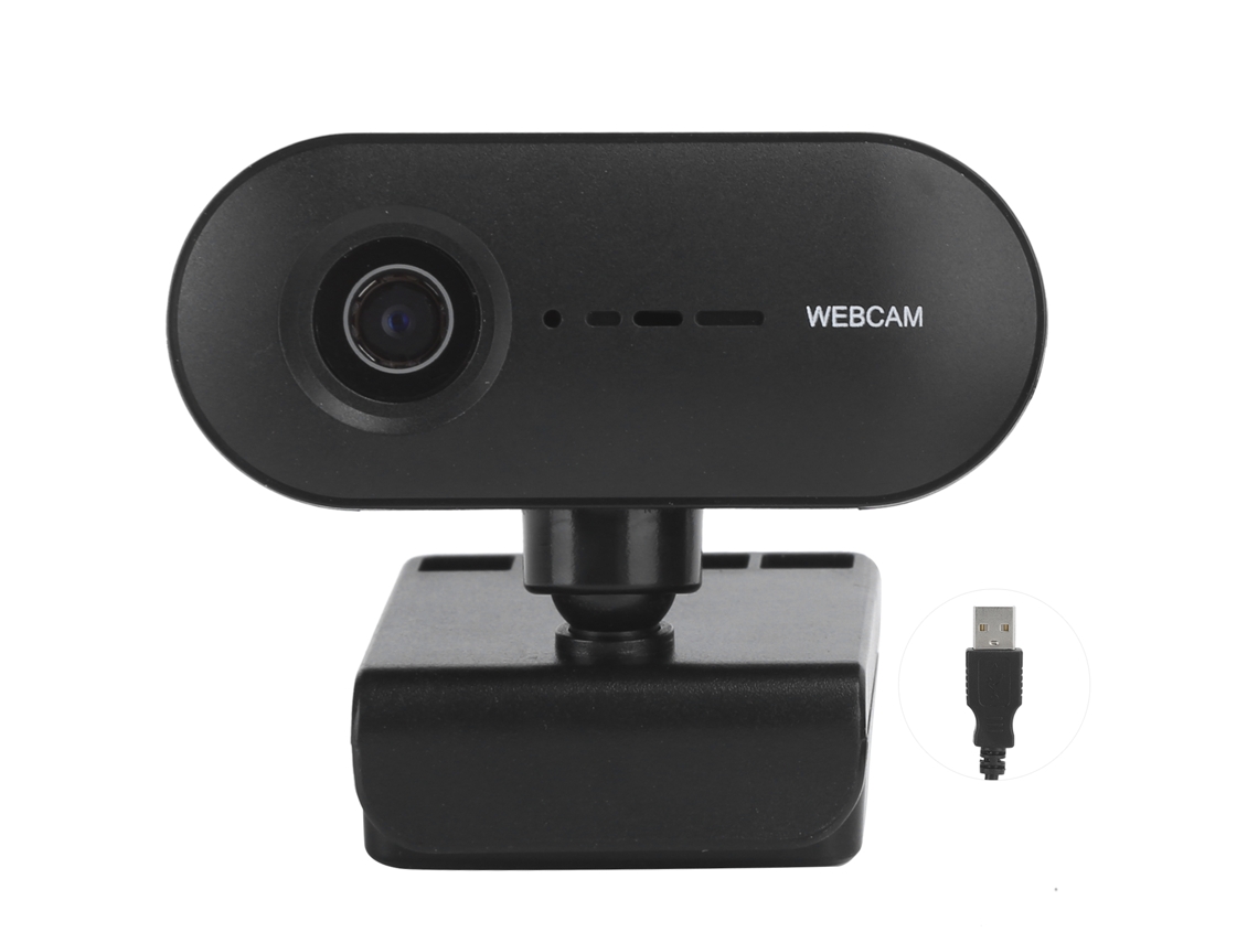 Webcam Hd De Alta Definición Rotatoria Usb Con Micrófono Anti-ruido Para Win7/8/10