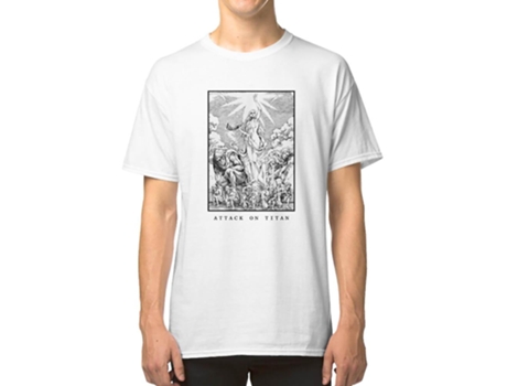 Camiseta ROCKINSTONE Attack On Titan Algodón para Hombre (XL)