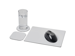 Combo 1 De Alfombrilla Para Ratón Y Juego De Posavasos "brite-mat®"