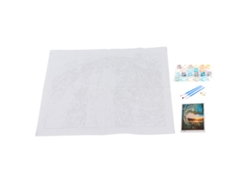 Kit De Pintura Al Óleo Diy Por Números: Atardecer En La Playa Para Adultos, Niños Y Personas Mayores.