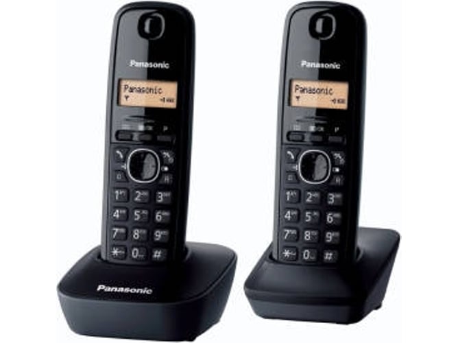 Teléfono fijo Sin Cable PANASONIC KX-TG1612 negro