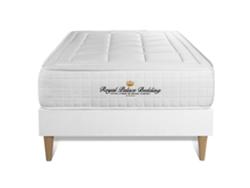 Canapé de Matrimonio Balmoral Memória Altura ROYAL PALACE BEDDING Espuma con memoria Blanco (90x190)