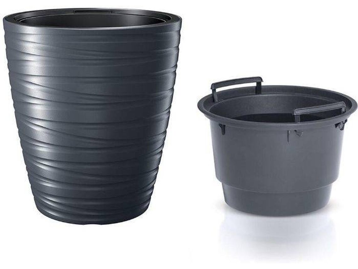 Maceta PROSPERPLAST Maze DBMZ (Gris - 37.5 x 37.5 x 41.9 cm)