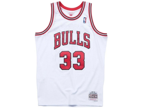 Camiseta de Hombre MITCHELL NESS Tirantes Nba Chicago Blanco (S)