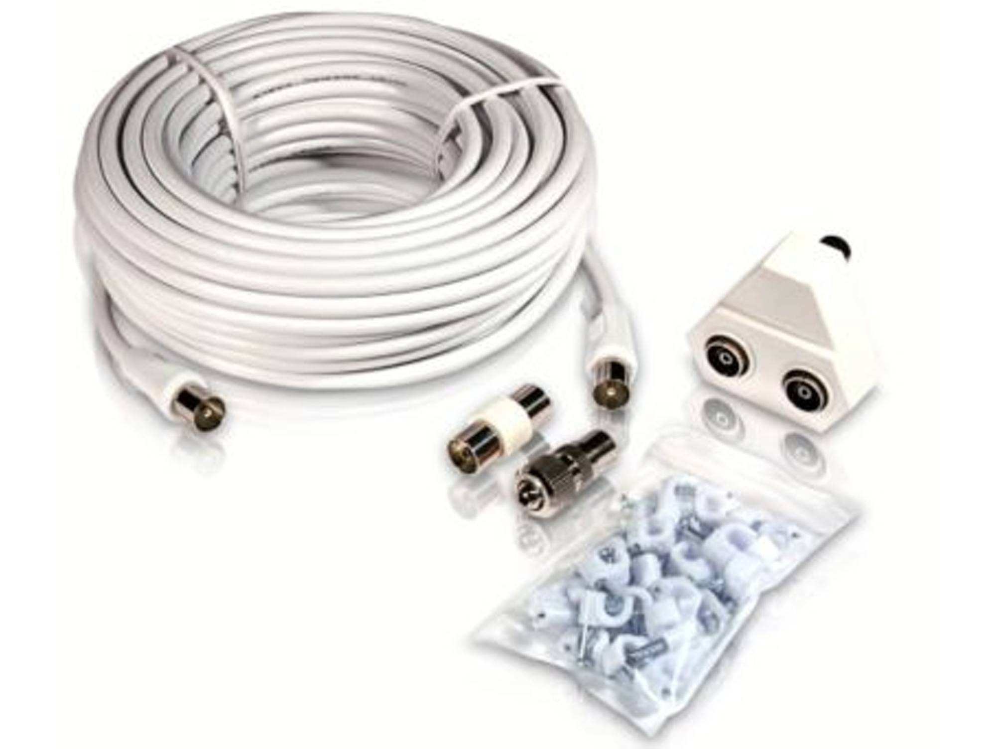 Cable Antena M/M 15M + Adaptador PHILIPS V2209