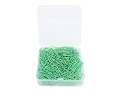 100 Clips De Papel De Acero Inoxidable Con Forma De Cocodrilo Para Oficina Y Escuela.