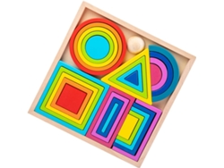 Juego De Bloques De Formas Y Colores Para Niños Y Niñas