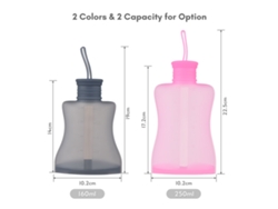 Bolsas Reutilizables De Silicona Para Almacenar Leche Materna, 160 Ml, Sin Bpa, Color Rosa, Paquete De 2