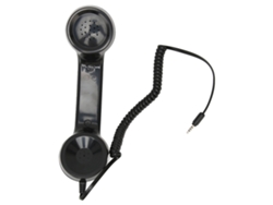 Auriculares Retro Antirradiación Para Teléfonos Móviles Y Ordenadores - Negros