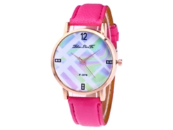 Reloj De Pulsera Deportivo Para Parejas Zhoulianfa, De Cuero Sintético, Aleación Y Cuarzo (negro)