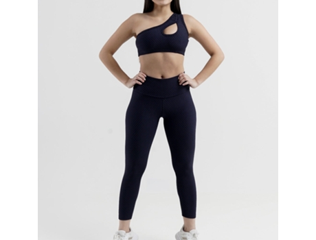 Conjunto Legging y Top para Mujer FORZA FITNESS Water Morado para Fitness (Talla Unica)