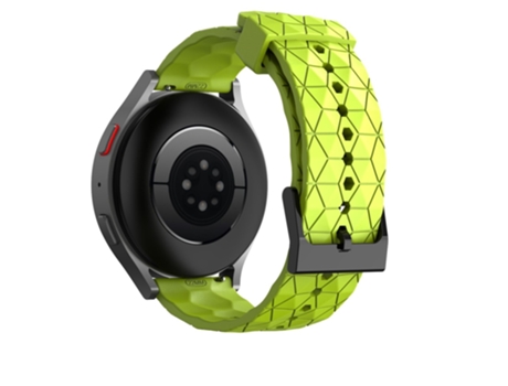 Correa de Silicona 22mm patrón de fútbol para Samsung Galaxy Watch3/Huawei Watch GT 2/GT Runner/Garmin Forerunner 255 - cal