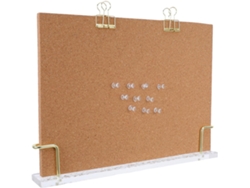 Tablero De Anuncios Pequeño De Corcho Con Respaldo De Acrílico Transparente.