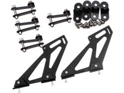 Soporte De Asiento De Carreras De Aleación De Aluminio Negro Con Alerón Trasero Para Coches, Ligero Y Duradero.