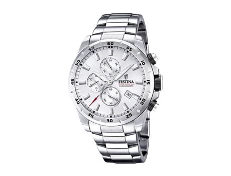 Reloj FESTINA Hombre (Acero - Plateado)