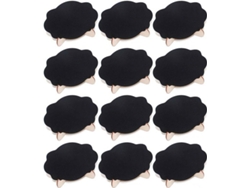 Conjunto de 12 Imanes HEAN Nuvens Pretas (Negro)