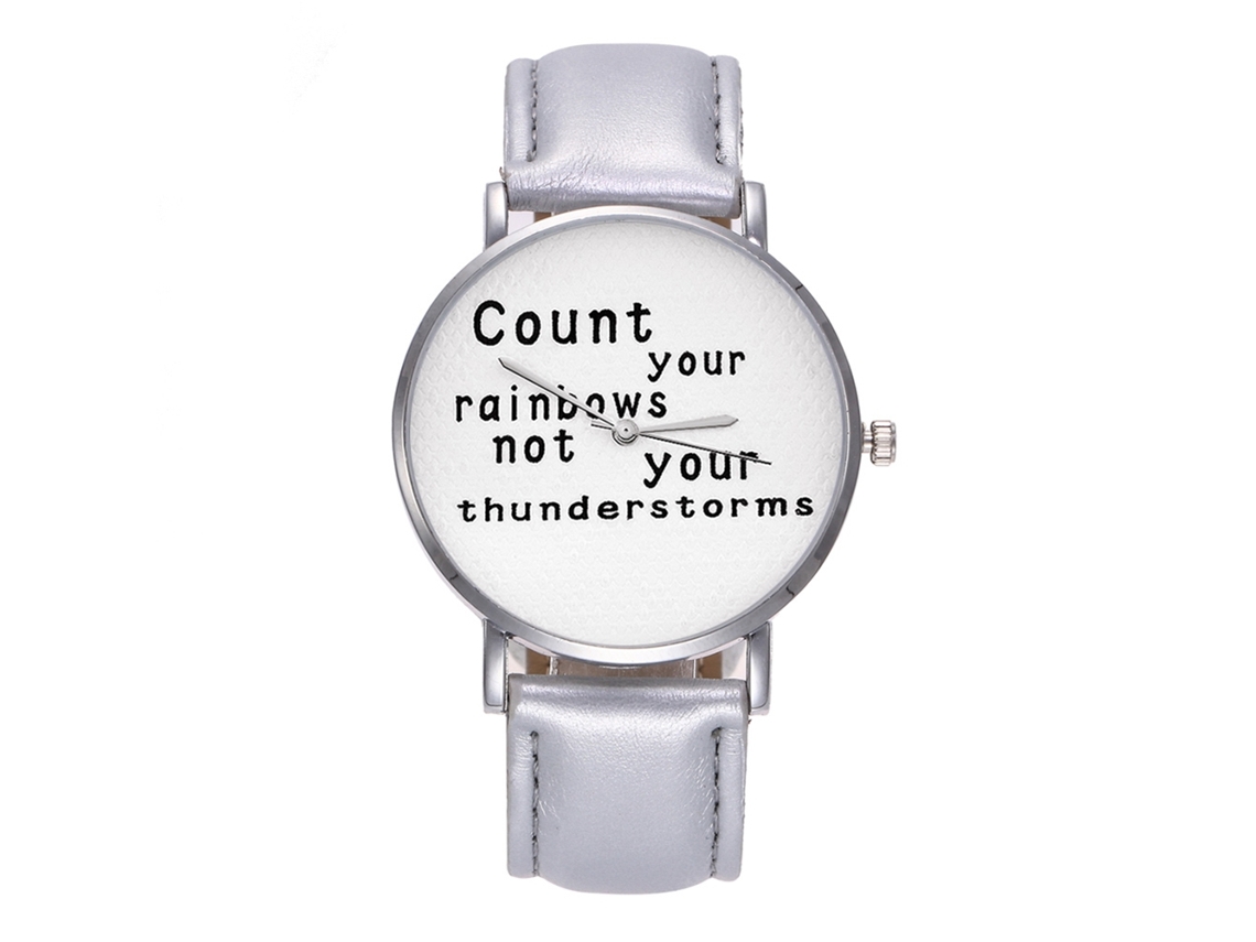 Reloj De Cuarzo Unisex Con Correa De Cuero Pu Moda Casual Gris Zhoulianfa