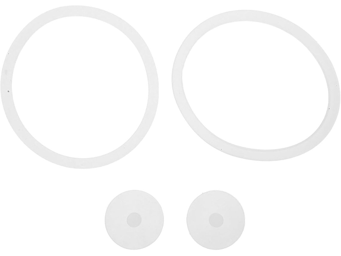 Tapas De Silicona Para Tazas De Té, Pp, 2 Juegos, Tapas De Repuesto Con Anillos De Sellado Y Diseño Antifugas.