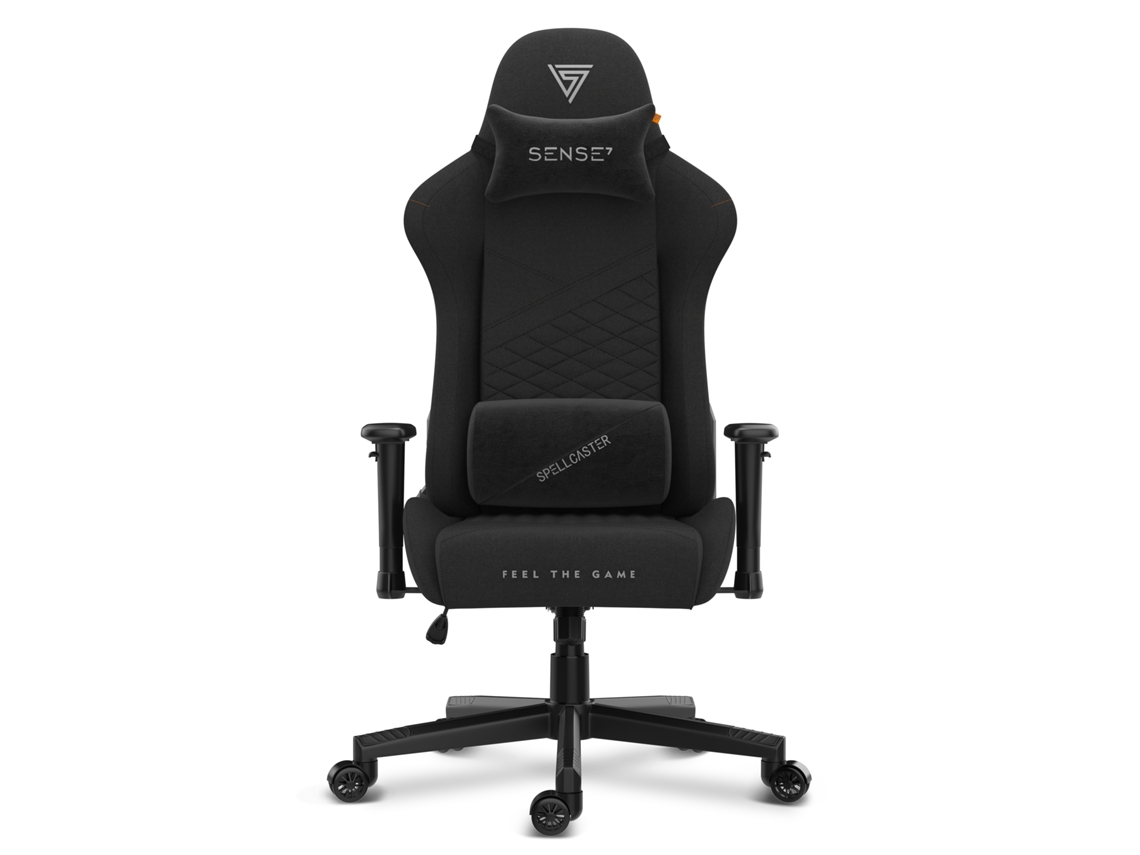 SENSE7 Spellcaster Senshi sillón de tela para juegos negro