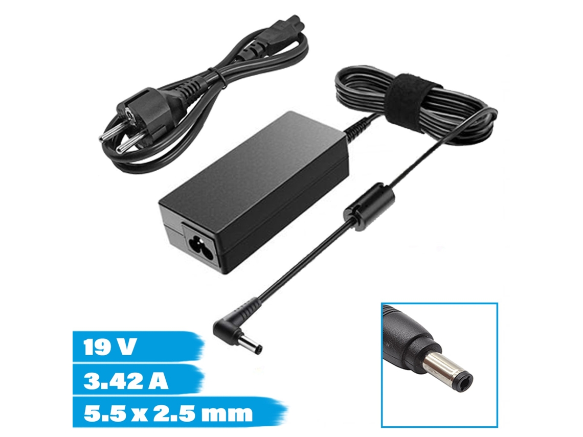 Adaptador Cargador Nuevo ASUS X552, X552E, X552CL, X552C 19v 3,42a 5.5 2.5mm
