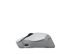 YIZHOOD M6 Ratón Bluetooth inalámbrico trimodo 2,4G Juego ligero Paw3395 Oficina E-Sports Batería de larga duración Diseño de portátil blanco