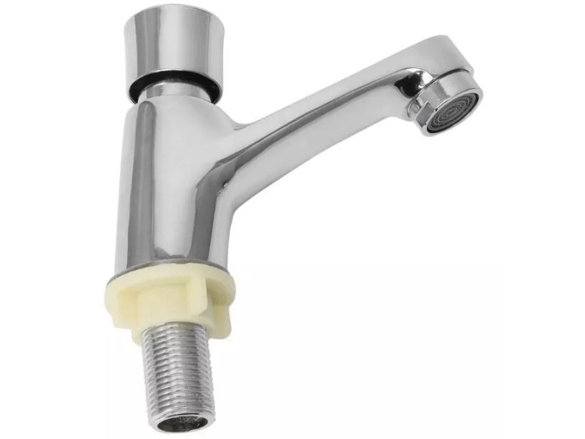 Grifo de acero inoxidable con temporizador para lavabos públicos, hoteles, restaurantes y centros comerciales.