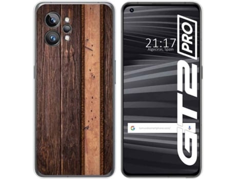 Carcasa para Realme GT 2 Pro 5G TUMUNDOSMARTPHONE Dibujos Madera 05 Multicolor