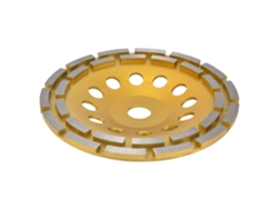 Diamante Amoladora Angular: Eficazmente Hormigón, Mármol Granito. Amarillo. 1 Unidad. (180 Mm).