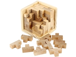 Rompecabezas Educativo 3d De Madera En Forma De T Para Niños Y Adultos (2025) Con Caja De Regalo.