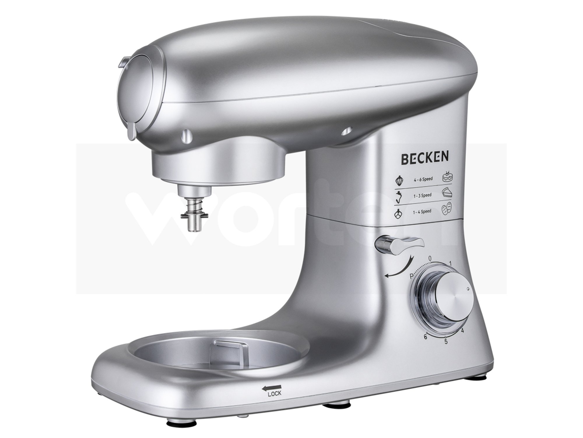 Robot de Cocina BECKEN BKM4570 (6 L - 1400 W - 6 accesorios)