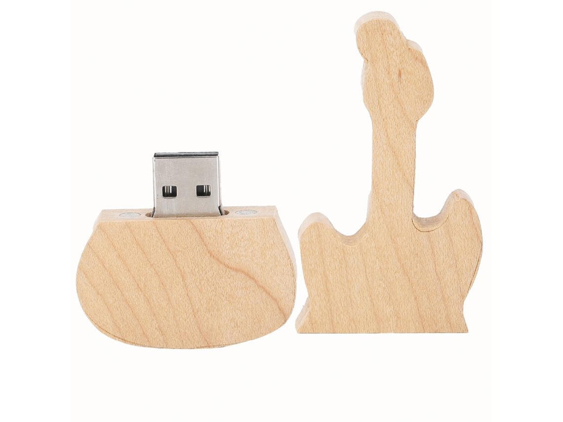 Pendrive Usb Flash Drive Forma De Guitarra Eléctrica Maple Almacenamiento Memoria Para Windows/os X Cm1104216g